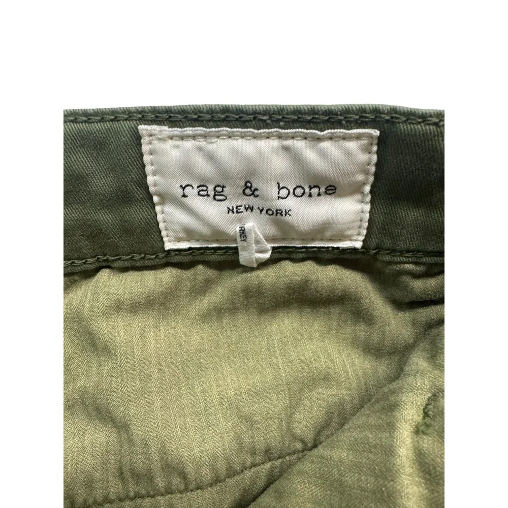 rag & bone Fit 2 Chino Pants Mens 33x30 Olive Green Cotton Twill Slim Fit